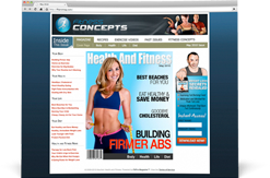 FitPro Magazine is your own private-labeled online health and fitness magazine. With 16 fresh articles each month and hundreds recipes and exercises demonstration videos – the entire thing is designed to generate you more online leads, traffic, and clients.